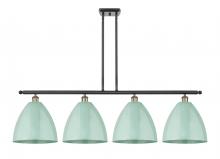 Innovations Lighting 516-4I-BAB-MBD-12-SF - Plymouth - 4 Light - 50 inch - Black Antique Brass - Cord hung - Island Light