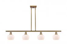 Innovations Lighting 516-4I-BB-G91 - Fenton - 4 Light - 48 inch - Brushed Brass - Cord hung - Island Light