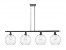 Innovations Lighting 516-4I-BK-G122-10 - Athens - 4 Light - 48 inch - Matte Black - Stem Hung - Island Light