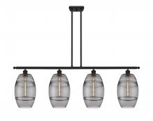 Innovations Lighting 516-4I-BK-G557-8SM - Vaz - 4 Light - 48 inch - Matte Black - Cord hung - Island Light