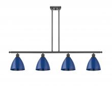 Innovations Lighting 516-4I-BK-MBD-75-BL - Plymouth - 4 Light - 48 inch - Matte Black - Cord hung - Island Light