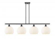 Innovations Lighting 516-4I-OB-G1217-10WV - White Venetian - 4 Light - 48 inch - Oil Rubbed Bronze - Stem Hung - Island Light