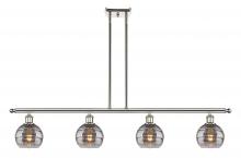 Innovations Lighting 516-4I-PN-G556-6SM - Rochester - 4 Light - 48 inch - Polished Nickel - Cord hung - Island Light