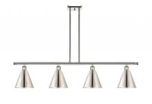 Innovations Lighting 516-4I-PN-MBC-8-PN - Berkshire - 4 Light - 48 inch - Polished Nickel - Cord hung - Island Light