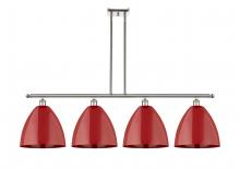 Innovations Lighting 516-4I-PN-MBD-12-RD - Plymouth - 4 Light - 50 inch - Polished Nickel - Cord hung - Island Light