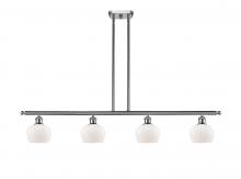 Innovations Lighting 516-4I-SN-G91 - Fenton - 4 Light - 48 inch - Brushed Satin Nickel - Cord hung - Island Light