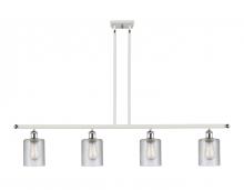 Innovations Lighting 516-4I-WPC-G112 - Cobbleskill - 4 Light - 48 inch - White Polished Chrome - Cord hung - Island Light