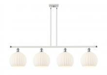 Innovations Lighting 516-4I-WPC-G1217-10WV - White Venetian - 4 Light - 48 inch - White Polished Chrome - Stem Hung - Island Light