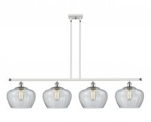 Innovations Lighting 516-4I-WPC-G92-L - Fenton - 4 Light - 49 inch - White Polished Chrome - Cord hung - Island Light