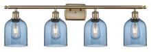 Innovations Lighting 516-4W-AB-G558-6BL - Bella - 4 Light - 36 inch - Antique Brass - Bath Vanity Light