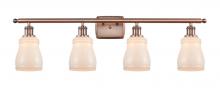  516-4W-AC-G391 - Ellery - 4 Light - 35 inch - Antique Copper - Bath Vanity Light