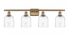  516-4W-BB-G558-6CL - Bella - 4 Light - 36 inch - Brushed Brass - Bath Vanity Light