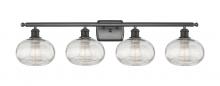 Innovations Lighting 516-4W-OB-G555-8CL - Ithaca - 4 Light - 38 inch - Oil Rubbed Bronze - Bath Vanity Light