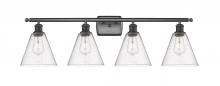 Innovations Lighting 516-4W-OB-GBC-84 - Berkshire - 4 Light - 38 inch - Oil Rubbed Bronze - Bath Vanity Light