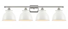  516-4W-PN-M14-W - Adirondack - 4 Light - 38 inch - Polished Nickel - Bath Vanity Light