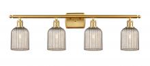 Innovations Lighting 516-4W-SG-G559-5ME - Bridal Veil - 4 Light - 35 inch - Satin Gold - Bath Vanity Light