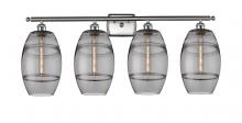 Innovations Lighting 516-4W-SN-G557-8SM - Vaz - 4 Light - 38 inch - Brushed Satin Nickel - Bath Vanity Light