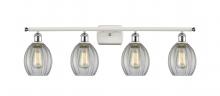 Innovations Lighting 516-4W-WPC-G82 - Eaton - 4 Light - 36 inch - White Polished Chrome - Bath Vanity Light