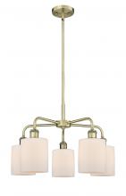 Innovations Lighting 516-5CR-AB-G111 - Cobbleskill - 5 Light - 23 inch - Antique Brass - Chandelier