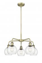 Innovations Lighting 516-5CR-AB-G122-6 - Athens - 5 Light - 24 inch - Antique Brass - Chandelier