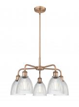 Innovations Lighting 516-5CR-AC-G382 - Castile - 5 Light - 24 inch - Antique Copper - Chandelier