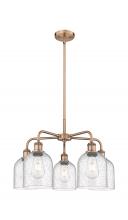 Innovations Lighting 516-5CR-AC-G558-6SDY - Bella - 5 Light - 24 inch - Antique Copper - Chandelier