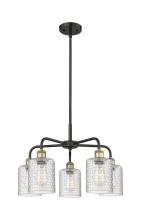  516-5CR-BAB-G112C-5CL - Cobbleskill - 5 Light - 23 inch - Black Antique Brass - Chandelier