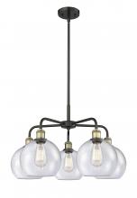 Innovations Lighting 516-5CR-BAB-G124-8 - Athens - 5 Light - 26 inch - Black Antique Brass - Chandelier