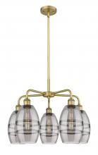  516-5CR-BB-G557-6SM - Vaz - 5 Light - 24 inch - Brushed Brass - Chandelier