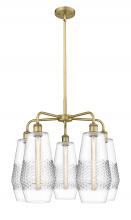 Innovations Lighting 516-5CR-BB-G682-7 - Windham - 5 Light - 25 inch - Brushed Brass - Chandelier