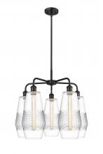 Innovations Lighting 516-5CR-BK-G682-7 - Windham - 5 Light - 25 inch - Matte Black - Chandelier