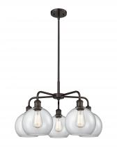 Innovations Lighting 516-5CR-OB-G122-8 - Athens - 5 Light - 26 inch - Oil Rubbed Bronze - Chandelier