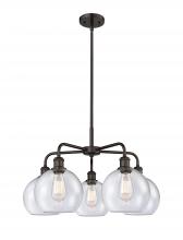 Innovations Lighting 516-5CR-OB-G124-8 - Athens - 5 Light - 26 inch - Oil Rubbed Bronze - Chandelier