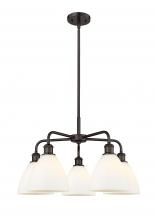 Innovations Lighting 516-5CR-OB-GBD-751 - Bristol - 5 Light - 26 inch - Oil Rubbed Bronze - Chandelier