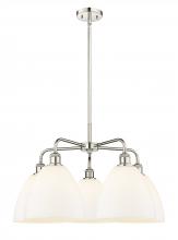 Innovations Lighting 516-5CR-PN-GBD-91 - Bristol - 5 Light - 27 inch - Polished Nickel - Chandelier