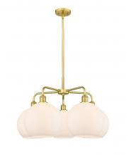 Innovations Lighting 516-5CR-SG-G121-10 - Athens - 5 Light - 28 inch - Satin Gold - Chandelier