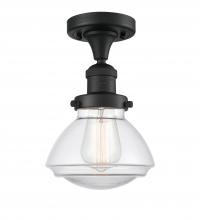 Innovations Lighting 517-1CH-BK-G322 - Olean - 1 Light - 7 inch - Matte Black - Semi-Flush Mount