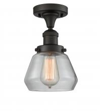 Innovations Lighting 517-1CH-OB-G172 - Fulton - 1 Light - 7 inch - Oil Rubbed Bronze - Semi-Flush Mount