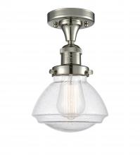 Innovations Lighting 517-1CH-PN-G324 - Olean - 1 Light - 7 inch - Polished Nickel - Semi-Flush Mount