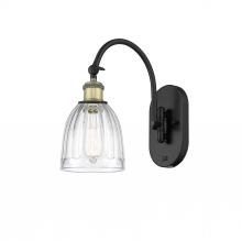 Innovations Lighting 518-1W-BAB-G442 - Brookfield - 1 Light - 6 inch - Black Antique Brass - Sconce