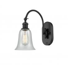 Innovations Lighting 518-1W-BK-G2812 - Hanover - 1 Light - 6 inch - Matte Black - Sconce