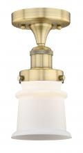 Innovations Lighting 616-1F-BB-G181S - Canton - 1 Light - 5 inch - Brushed Brass - Semi-Flush Mount