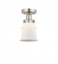 Innovations Lighting 616-1F-SN-G181S - Canton - 1 Light - 5 inch - Brushed Satin Nickel - Semi-Flush Mount