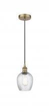 Innovations Lighting 616-1P-AB-G292 - Salina - 1 Light - 6 inch - Antique Brass - Cord hung - Mini Pendant