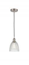 Innovations Lighting 616-1P-SN-G382 - Castile - 1 Light - 6 inch - Brushed Satin Nickel - Cord hung - Mini Pendant