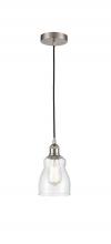 Innovations Lighting 616-1P-SN-G394 - Ellery - 1 Light - 5 inch - Brushed Satin Nickel - Cord hung - Mini Pendant