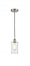 Innovations Lighting 616-1P-SN-G802 - Clymer - 1 Light - 4 inch - Brushed Satin Nickel - Cord hung - Mini Pendant