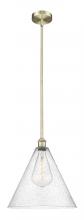 Innovations Lighting 616-1S-AB-GBC-164 - Berkshire - 1 Light - 16 inch - Antique Brass - Cord hung - Pendant