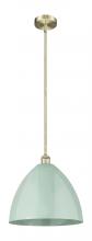  616-1S-AB-MBD-16-SF - Plymouth - 1 Light - 16 inch - Antique Brass - Cord hung - Mini Pendant