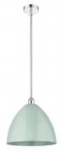  616-1S-PC-MBD-16-SF - Plymouth - 1 Light - 16 inch - Polished Chrome - Cord hung - Mini Pendant